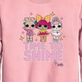 thumbnail image 2 of LOL Surprise! - LOL Time To Shine - Toddler And Youth Crewneck Fleece Sweatshirt, 2 of 4