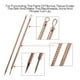 thumbnail image 4 of Cuatro en un removedor de cabeza negra Steería de acero inoxidable Pimple Popper Tool Kit Herramientas de belleza Acné Whitehead Popping para la cara de la nariz con la caja Inevent HA011101-00B, 4 of 7