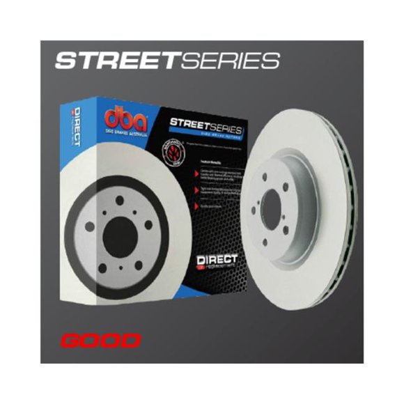 DBA 52992.1S Front Slotted 5000 Series Replacement Rotor for 2005-2012 Corvette Z06