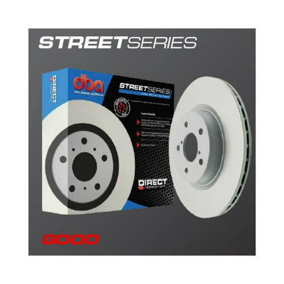 DBA 52992.1S Front Slotted 5000 Series Replacement Rotor for 2005-2012 Corvette Z06