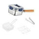 thumbnail image 2 of Freidora portátil pequeña para uso doméstico, olla para cocinar fideos y leche, con cesta para patatas fritas, guisos y pasta. Tapa azul, 2 of 8