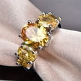 thumbnail image 1 of Fashion Eternity Rings Luxury Jewelry Wedding Engagement For Women Girls Gift, 1 of 5