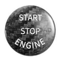 thumbnail image 2 of BINB ROAD Car Ignition Button Cover Compatible with BMW - Engine Start Stop Button Cover Trim for 320i 330i M3 520i 528i 530i 540i 535i M5 X1 X3 X4 X5 X7 Z4 - Black, 2 of 6