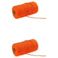 thumbnail image 3 of jesticaly Cotton Cord Rope Crafts Macrame String Solid Color Cotton Yarn Rope Home Textiles 91 .5m orange 2Set, 3 of 6