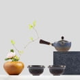 BESTYASH Ceramic Chinese Rotating Tea Pot with Heat Retention ...