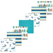 Luvable Friends Hudson Baby Flannel Receiving Blankets 7pk, Surf