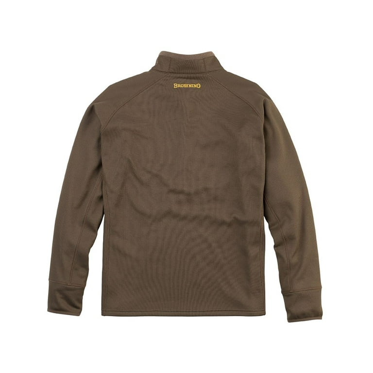 Browning Men s Monroe Quarter Zip Shirt Major Brown Large