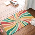 thumbnail image 2 of Groovy Retro Swirl Door Mat, Sunshine Spring Sunmer Decor Welcome Entrance Doormat, Non-Slip Carpet Rugs Floor Mat Decorative for Home/Bathroom/Kitchen/Indoor 17"x30", 2 of 6