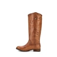 thumbnail image 3 of Botas Frye Melissa Button Lug para mujer, color coñac, 5,5 m, 3 of 9