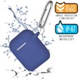 thumbnail image 4 of Funda Protectora de Silicona brillar para AirPods Azul Real con Llavero, 4 of 4