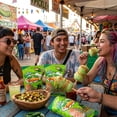 thumbnail image 5 of 3pk Ricky Joy Chili Chamoy Pickle Cotton Candy (3 oz Each) – Sweet & Spicy Mexican Cotton Candy, Chamoy Chili Pickle Candy Floss, Tangy Sour Spicy Snack Treat, Viral TikTok Candy, 5 of 5