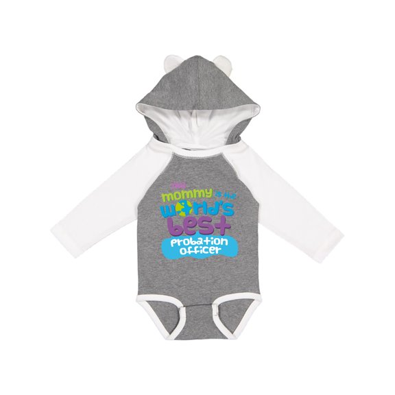 Inktastic Probation Officer Gifts For Kids Boys or Girls Long Sleeve Baby Bodysuit