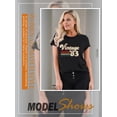 thumbnail image 4 of QAFOPEH Women Vintage'83 Print Tee Shirt Short Sleeve Crewneck Graphic Top, 4 of 7