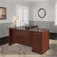 thumbnail image 2 of Bush Furniture Saratoga Bureau d'Ordinateur en L en Cerisier Récolte, 2 of 6