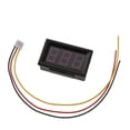 thumbnail image 2 of Voltímetro de 3 Hilos FLhrweasw Medidor de Panel LED 056 Pulgadas, 2 of 7