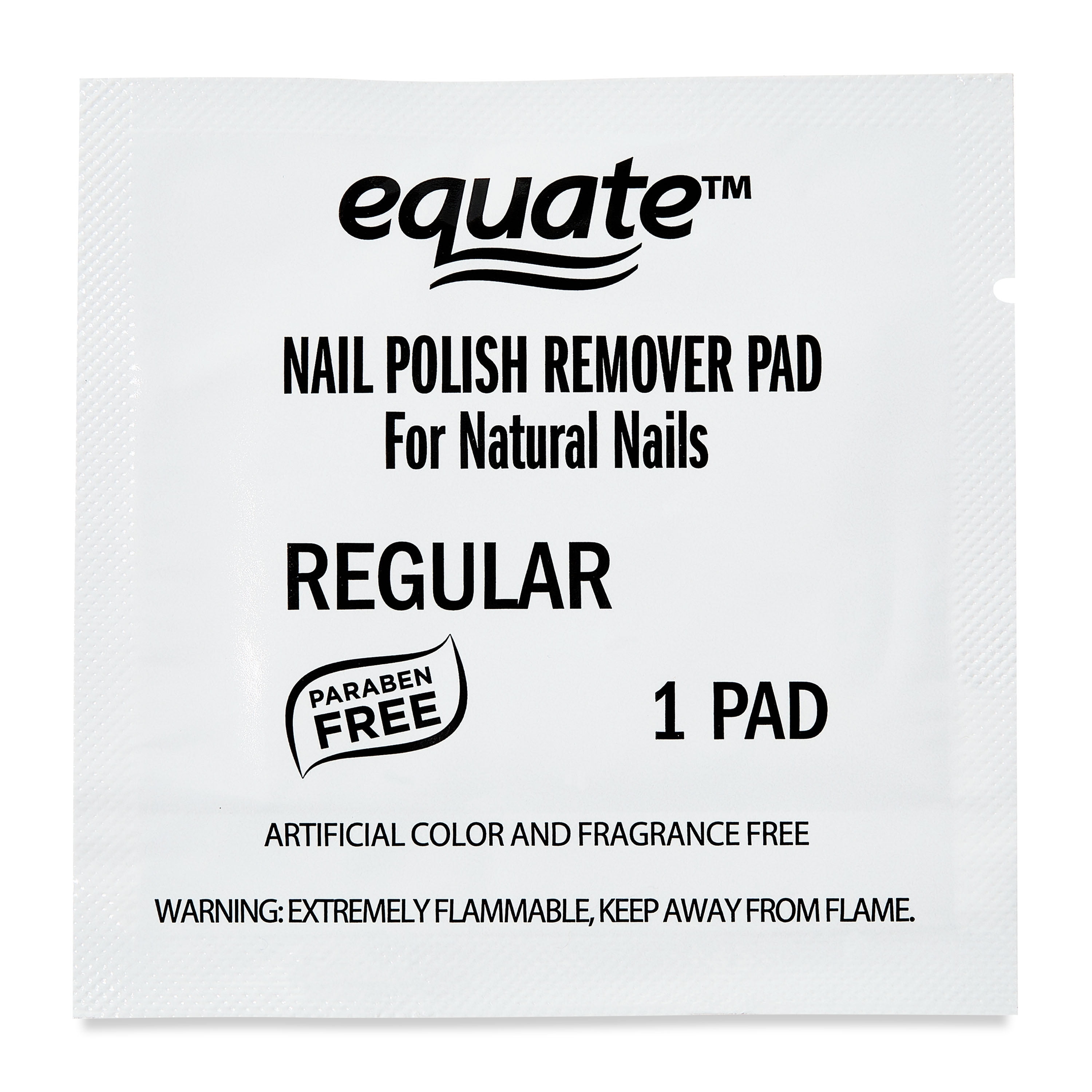 Equate Nail Polish Remover Pads, 10 Count