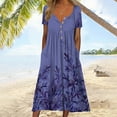 FAVIPT Tshirt Dress for Women 2025 Casual Plus Size Summer Midi Dress