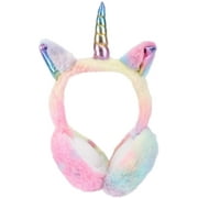 Southwit Unicorn Earmuff Cartoon Ear Warmer Plush Ear Cover Ear Shield for Women Kids