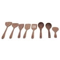 thumbnail image 2 of Cuchara de madera, juego de herramientas de cocina de 8 piezas, juego de utensilios de cocina, espátula de madera probada y confiable, 2 of 8