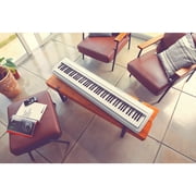 Kawai ES120 88-Key Portable Digital Piano with Speakers, Elegant White