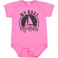 thumbnail image 3 of Inktastic My Boat My Rules Sailing Captain Boys or Girls Baby Bodysuit, 3 of 5