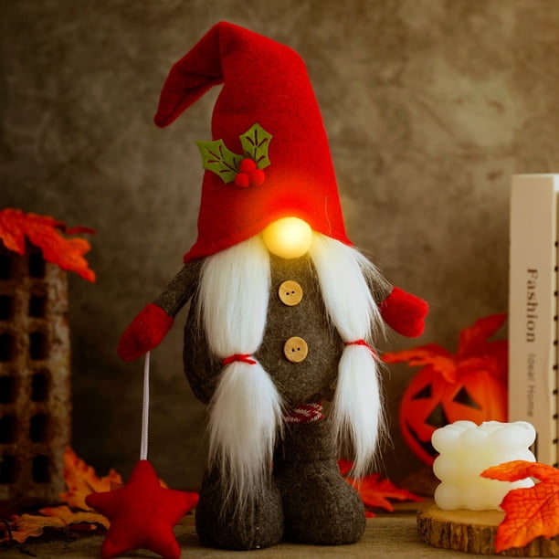 De Navidad Telescópico Muñeco Sin Rostro De Peluche Para Regalos De Navidad Decoración Sala De Estar Patios Adornos De Ventanas Guardurnaity HA043223-02