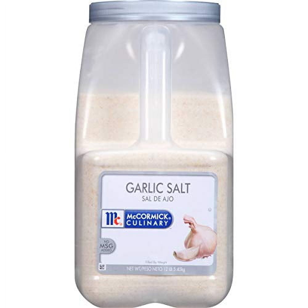 Mccormick Garlic Salt, 12 lb - Case of 3