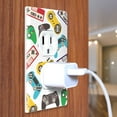 thumbnail image 3 of WIRESTER 1-Gang Duplex Outlet Cover Wall Plate/Switch Plate Cover, Color Game Controllers, 3 of 6