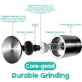 thumbnail image 4 of 2 in 1 Salt and Pepper Grinder with Adjustable Ceramic Rotor, Stainless Steel Salt Grinders and Pepper Mill for Kitchen, Outdoor Barbecue, 4 of 4