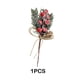 thumbnail image 5 of Wosthever Ramas de pino artificiales, para árbol de Navidad, adornos, decoraciones para árboles de Navidad Estilo frutos rojos PC 1, 5 of 6