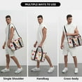 thumbnail image 7 of Sigee Tulips Flowers for Hand Travel Bag,Sports Tote Gym Bag for Men and Women, 7 of 7