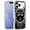 Celestial Sun and Moon Boho Mystic Tribal Drawing, variant on for iPhone 17 Pro Max Case, [Military Grade] Heavy Duty 3-Layer Transparent Shockproof Drop Full-Body Protective Cover for iPhone 17 Pro Max 6.9", Flamingo