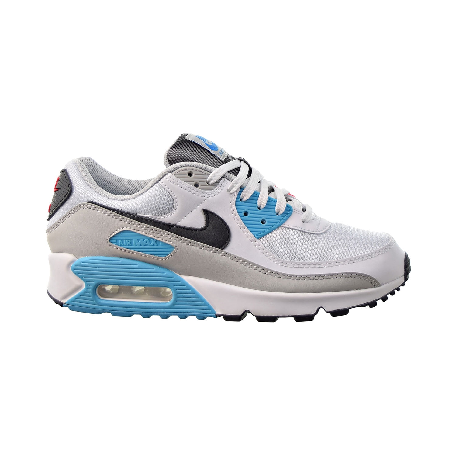 Nike Air Max 90 Men's Shoes White-Iron Grey-Chlorine Blue cv8839-100