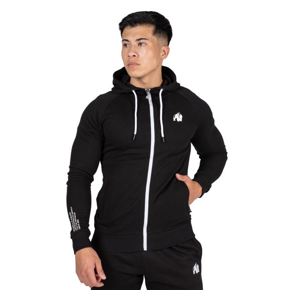 Payette Zipped Hoodie - Black