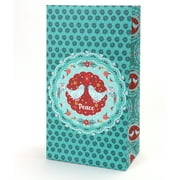 The Pioneer Woman Christmas Paper Treat Gift Sacks, Teal Birds, 6 Count