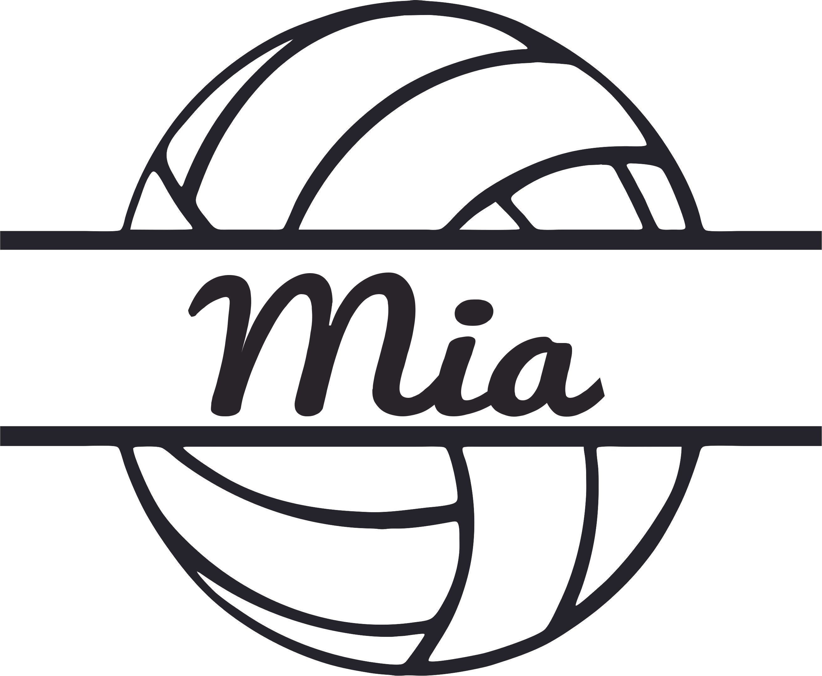volleyball decor 22" Personalied Volleyball Wall Decal volleyball sticker 