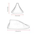thumbnail image 5 of OUTAD Antenne Voitures Universelles Auto Toit Extérieur Requins Aileron Signal de Protection Aérien Voiture Style Antennes de Requin, 5 of 5