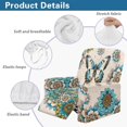 thumbnail image 5 of FKELYI Recliner Cover Stretch Fabric Recling Chair Slipcover Bohemian Floral Butterfly Print Soft Anti-Dust Sofa Couch Covers 4 Pcs Furniture Protector for Lazy Boy Chair, 5 of 7