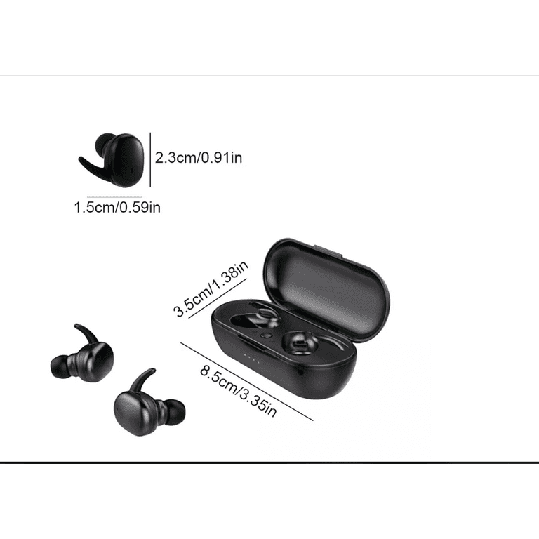 Y30 Wireless Bluetooth 5.0 Earbuds, in-Ear Headphones Touch Control  Earphone, Comparable with iPhone & Android, for Music and Phone calls