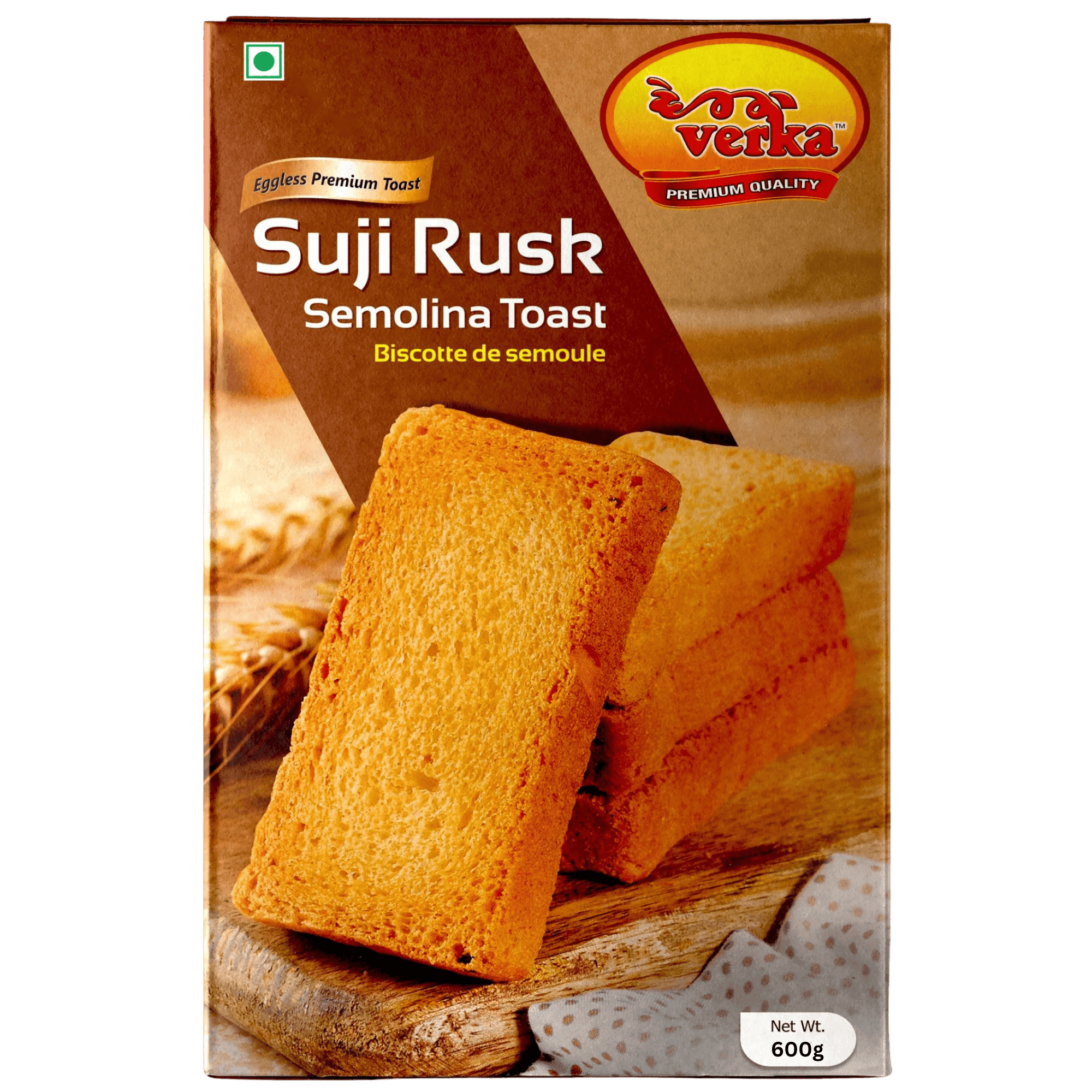 Verka Rusk Verka Eggless Suji Rusk, 600g, Semolina Toast - Walmart.ca
