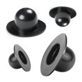 thumbnail image 1 of Swimming Pool Accessories Tube Holder Pool Wall Valve Cap Filter Plug Soft Plug Black 4 PCS, 1 of 5
