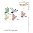 thumbnail image 3 of Aespoir Simulated Dragonflys Iron Insert, 3D Dragonfly Garden Stakes Decor, Dragonfly Humming Bird Stakes, Garden Bird and Fly Scare Devices for Indoor Outdoor, 4Pcs, 3 of 9