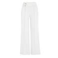 thumbnail image 5 of cfhntfmh Dress Pants for Women Elegant High Waist Formal Pants Business Casual Loose Suit Bootcut Long Pants, 5 of 7