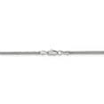 thumbnail image 4 of 14K White Gold chain Spiga (Wheat) 16 in 2 mm 2mm Semi-solid 3-Wire Wheat, 4 of 5