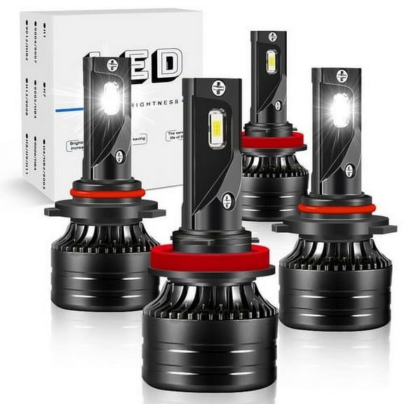 4x Quayub Combo LED Bulbs for 2016-2018 Chevrolet Camaro Headlight Lights