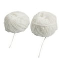 thumbnail image 1 of Unique Bargains 2 Pcs Ficelle en Coton en Forme de Boule Blanche pour Livre de Comptes 34M, 1 of 1