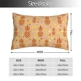 thumbnail image 4 of Kll Pineapples Pillow Covers Envelope Closure,Super Soft And Cozy Fuzzy Fleece Pillow Case Cover 20"X30", 4 of 8