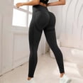 thumbnail image 2 of kaondbfi Thick High Waist Yoga Pants with Workout Running Yoga Leggings for Women Summer Yoga Pants for Women, 2 of 7