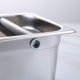 thumbnail image 2 of Caja de golpe de café, contenedor de basura para café expreso, contenedor de café, caja de golpe de café expreso de acero inoxidable, contenedor incorporado para café molido, 2 of 5