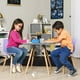 thumbnail image 2 of Sillas Infantiles para Niños con Asiento Ergonomico de Plastico y Estructura de Madera Diseño Tipo Eames - Sillas Preescolar Estilo Moderno con Soporte de Acero Set 2 Piezas, 2 of 5